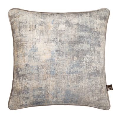 Avianna Abstract Cushion In Silver Mink Brown